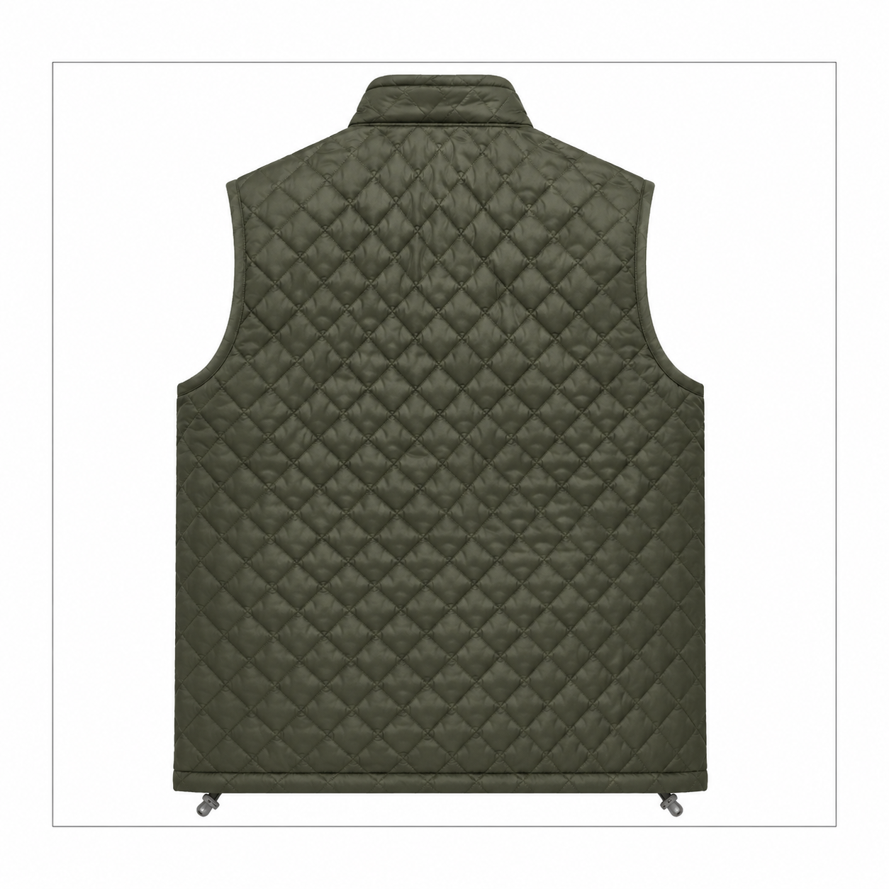 Women's pink diamond-quilted vest