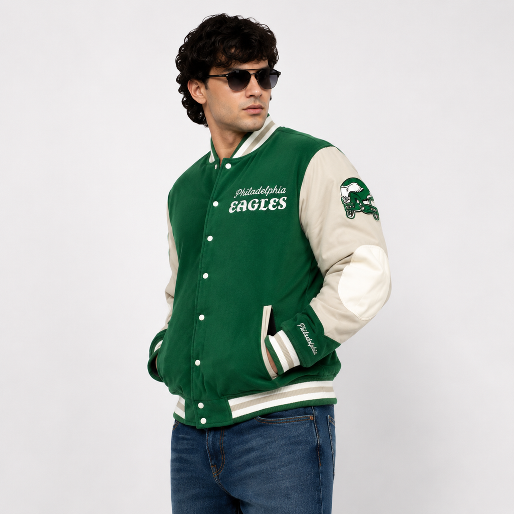 Philadelphia Eagles Logo Varsity Jacket