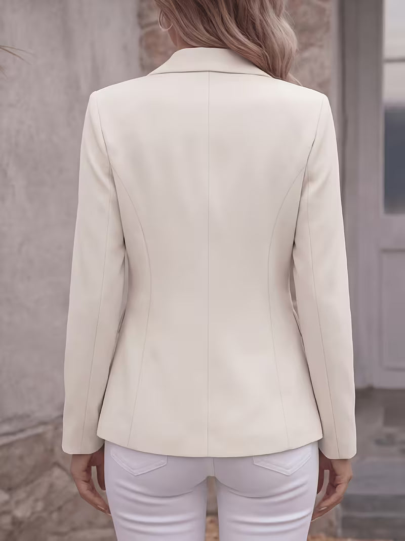 Slim-Fit Single-Button Blazer