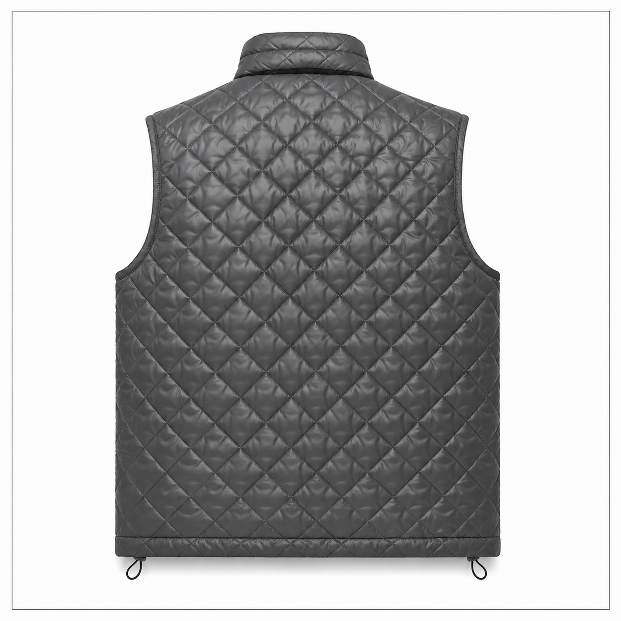 Women's pink diamond-quilted vest