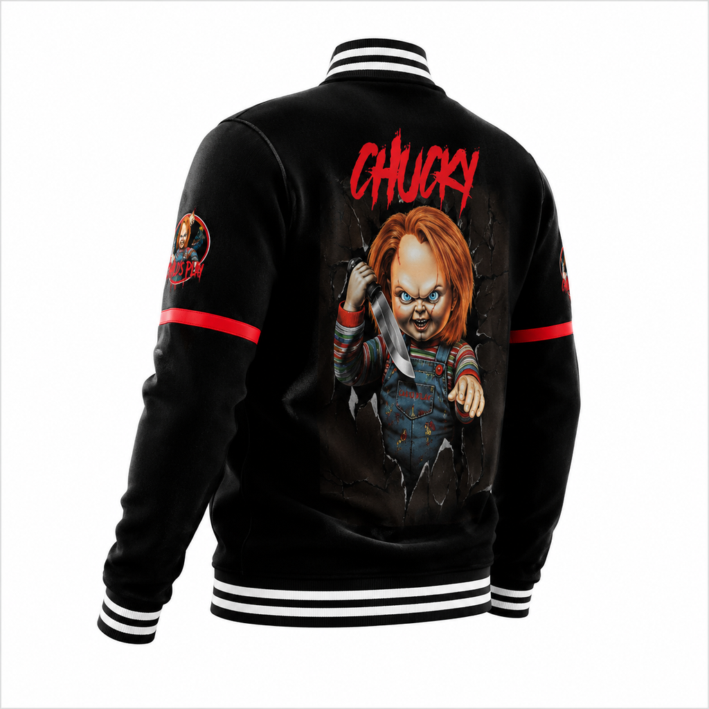 Horror Movie Snap Button Jacket