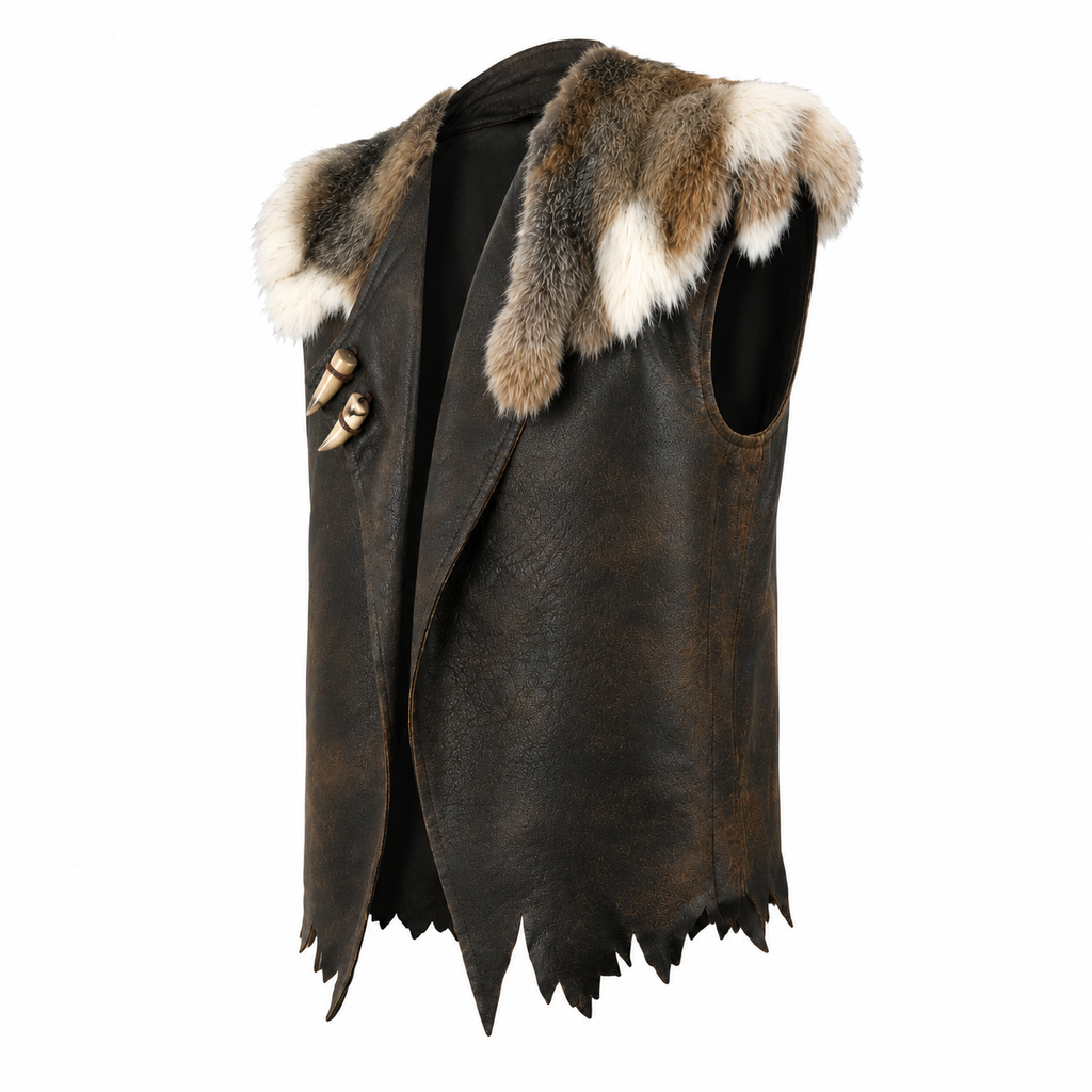 Men's Premium Zombie Leather Vest