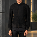 Shane Mocha Suede Bomber Jacket