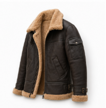 Men's B3 Shearling Aviator Bomber Jacket
