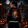 Horror Movie Snap Button Jacket
