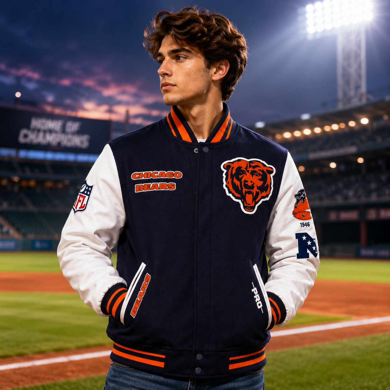 Chicago Bears Retro Jacket