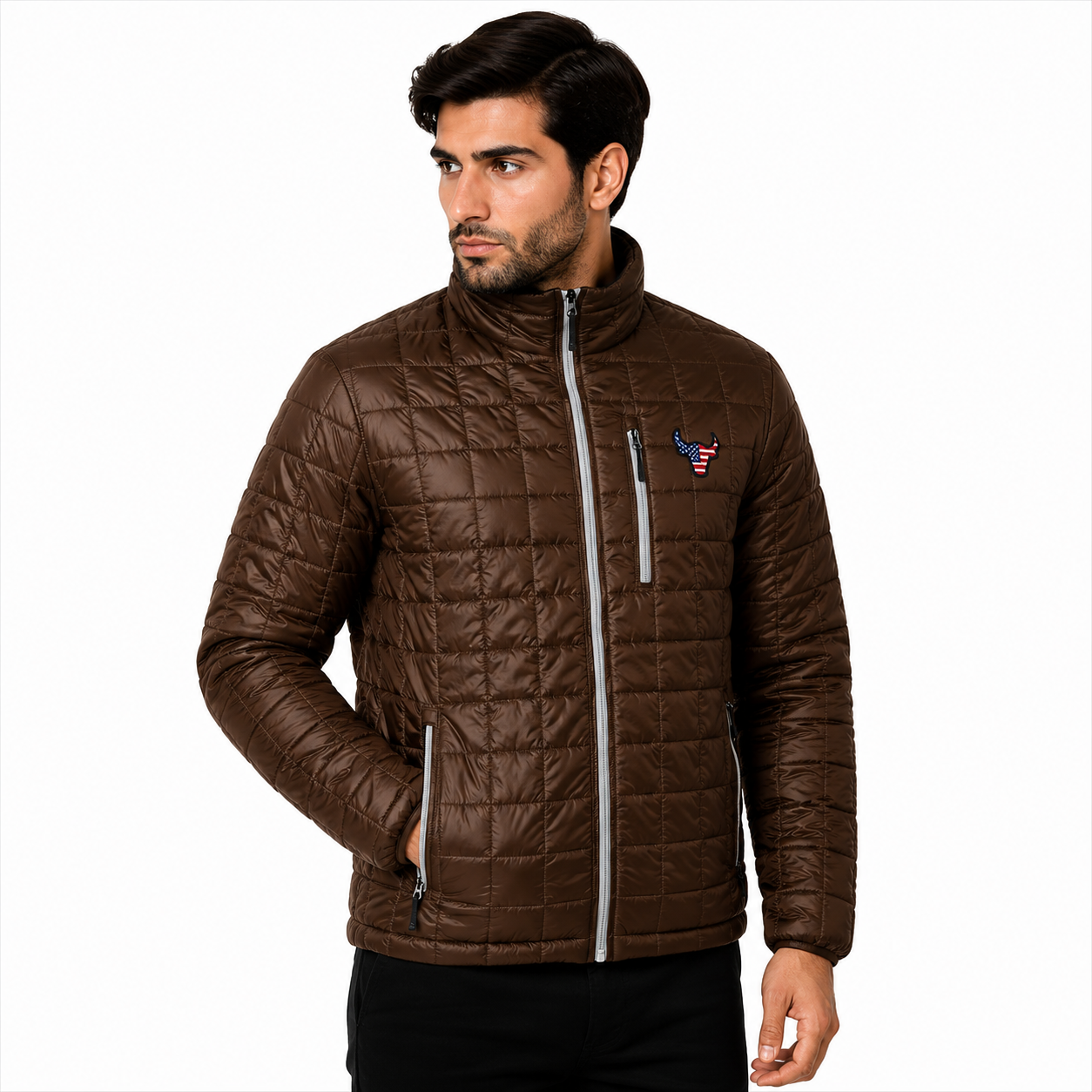 Men's Rainier PrimaLoft Eco Full-Zip Puffer Jacket