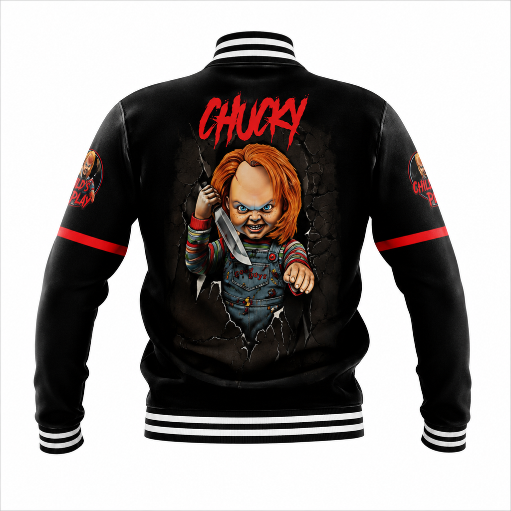 Horror Movie Snap Button Jacket