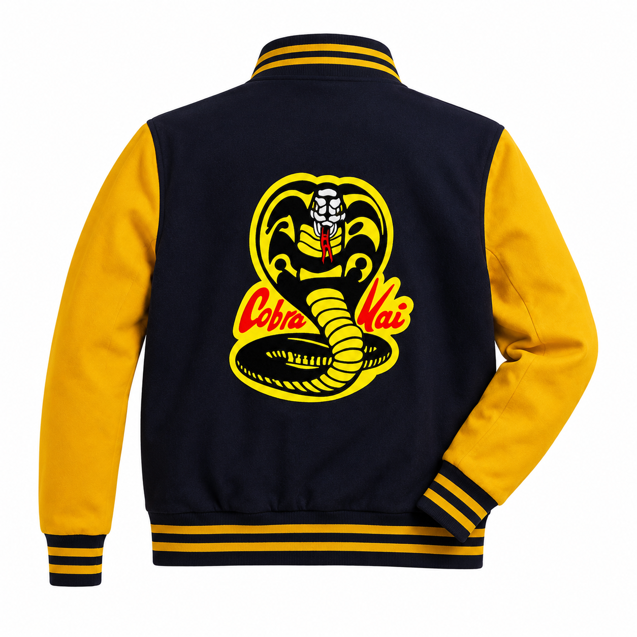 Cobra Kai Black & Yellow Varsity Jacket