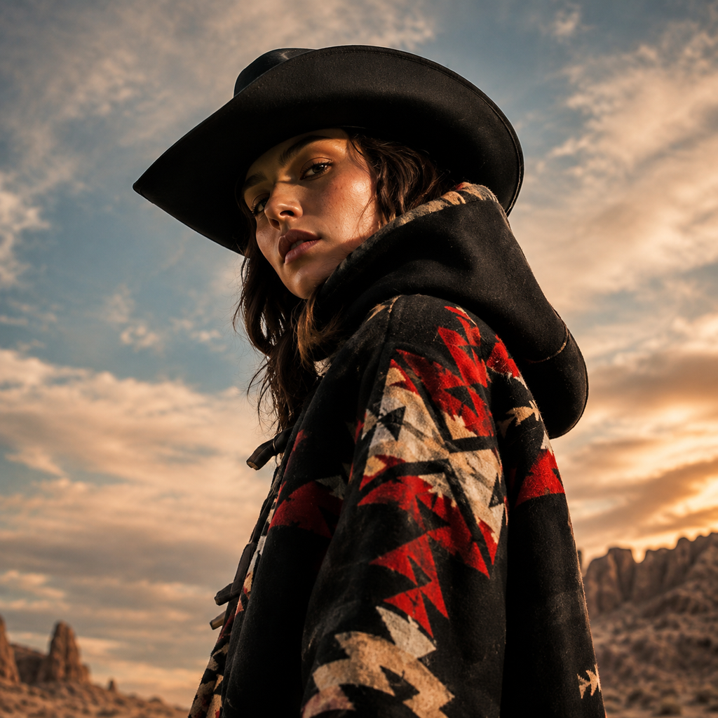 Western Desert Outfit with Cowboy Hat