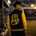 Cobra Kai Black & Yellow Varsity Jacket