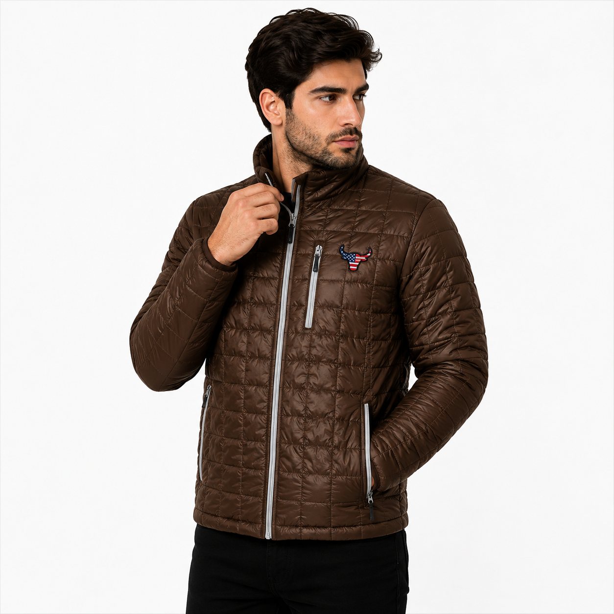 Men's Rainier PrimaLoft Eco Full-Zip Puffer Jacket