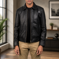 Inferno Black Leather Jacket
