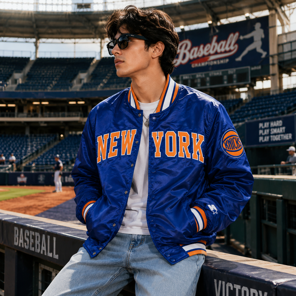 NY Knick Varsity Jacket