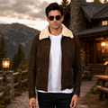 Coffner Brown Shearling Fur Jacket