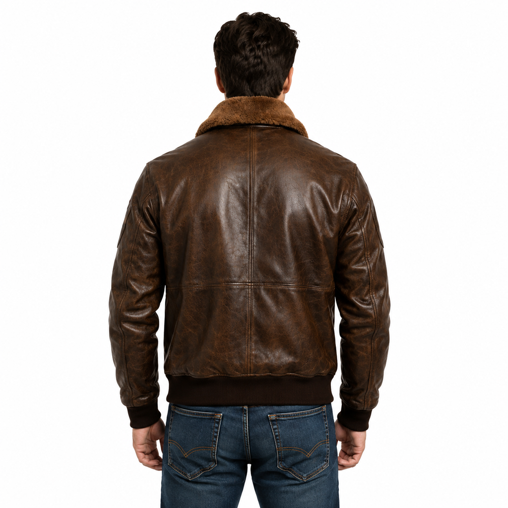 Men's Vintage Brown Genuine Leather