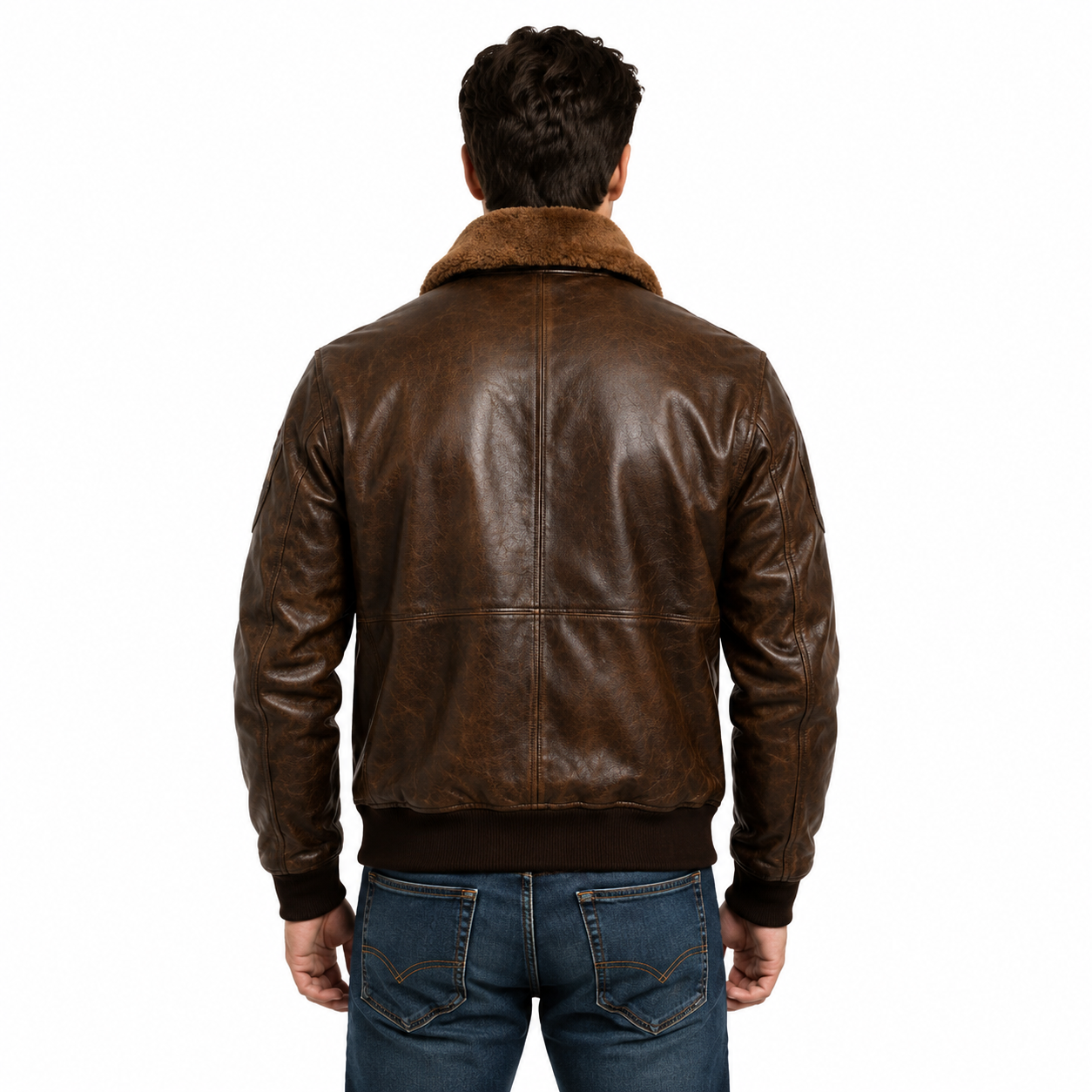 Men's Vintage Brown Genuine Leather