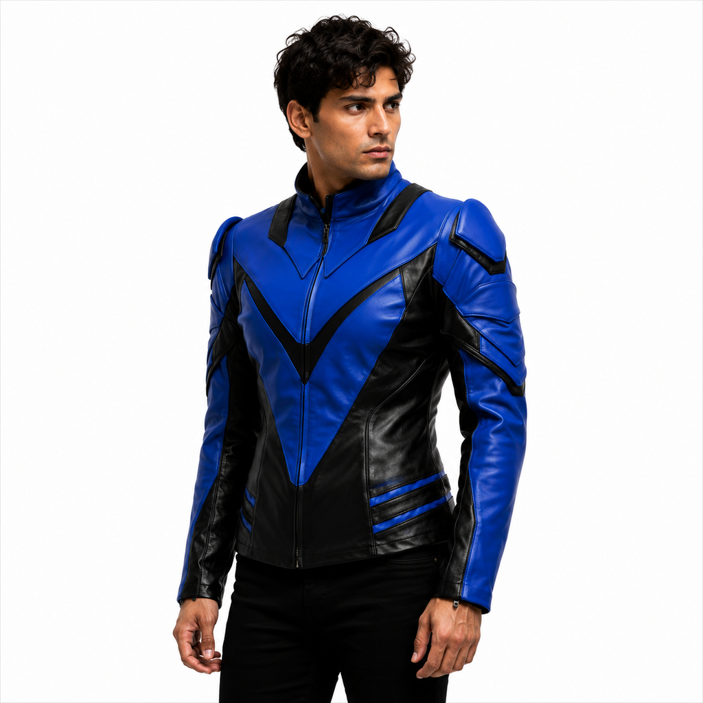 Genuine Leather Superhero Jacket