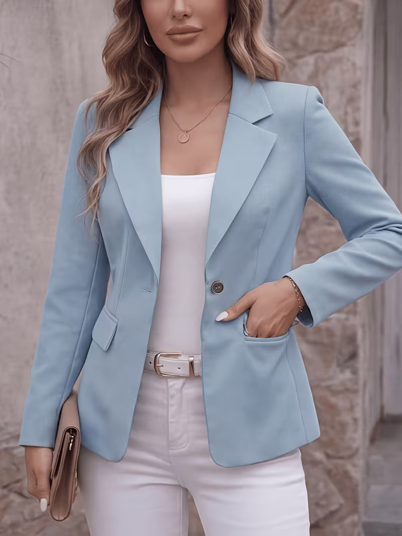 Women's Light Blue Tailored Blazer