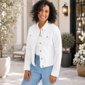 Classic White Denim Jacket