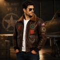 Men's Vintage Brown Genuine Leather