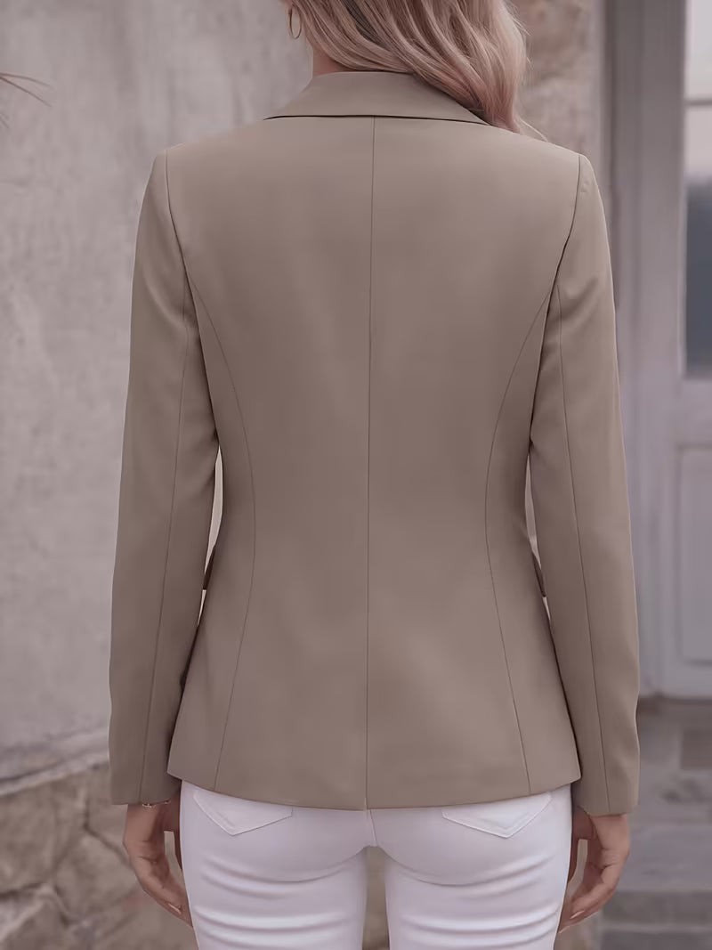 Slim-Fit Single-Button Blazer