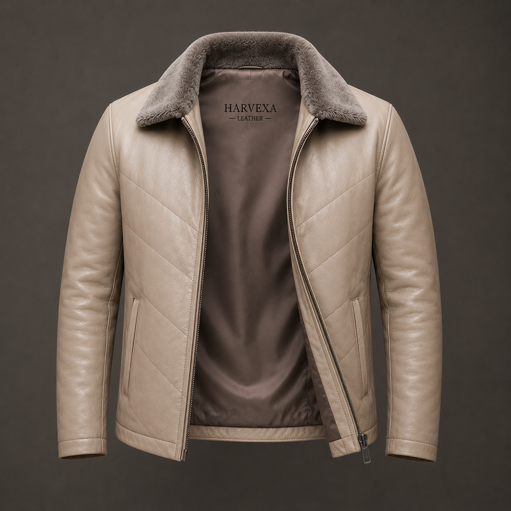 Men Aviator leather jacket