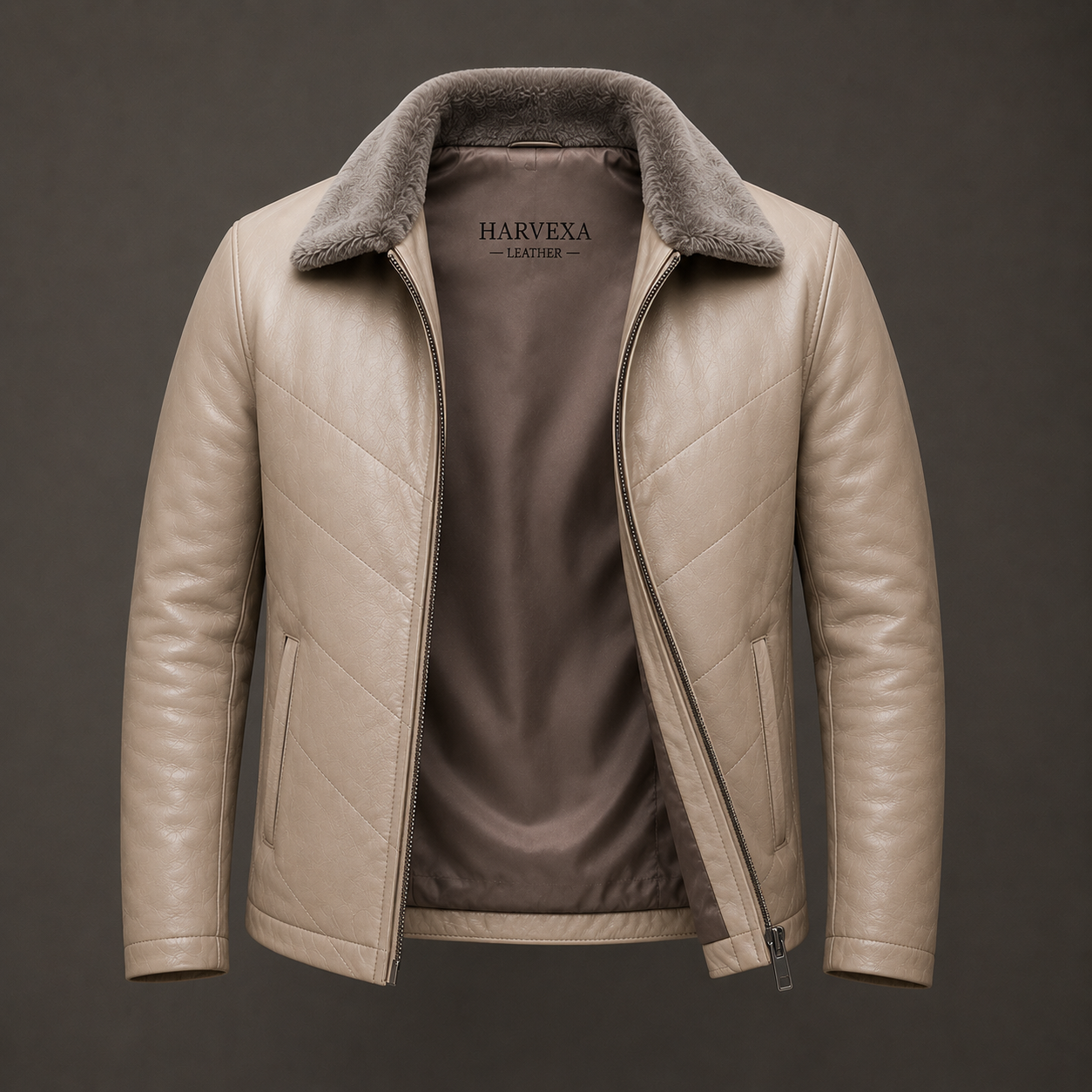 Men Aviator leather jacket