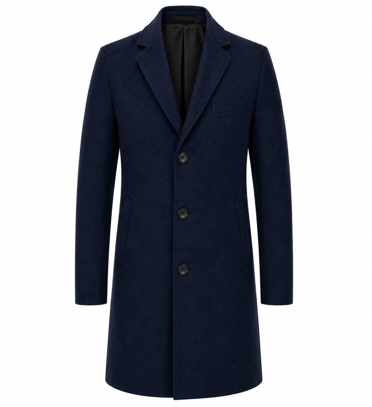 Classic Single-Breasted Wool coat