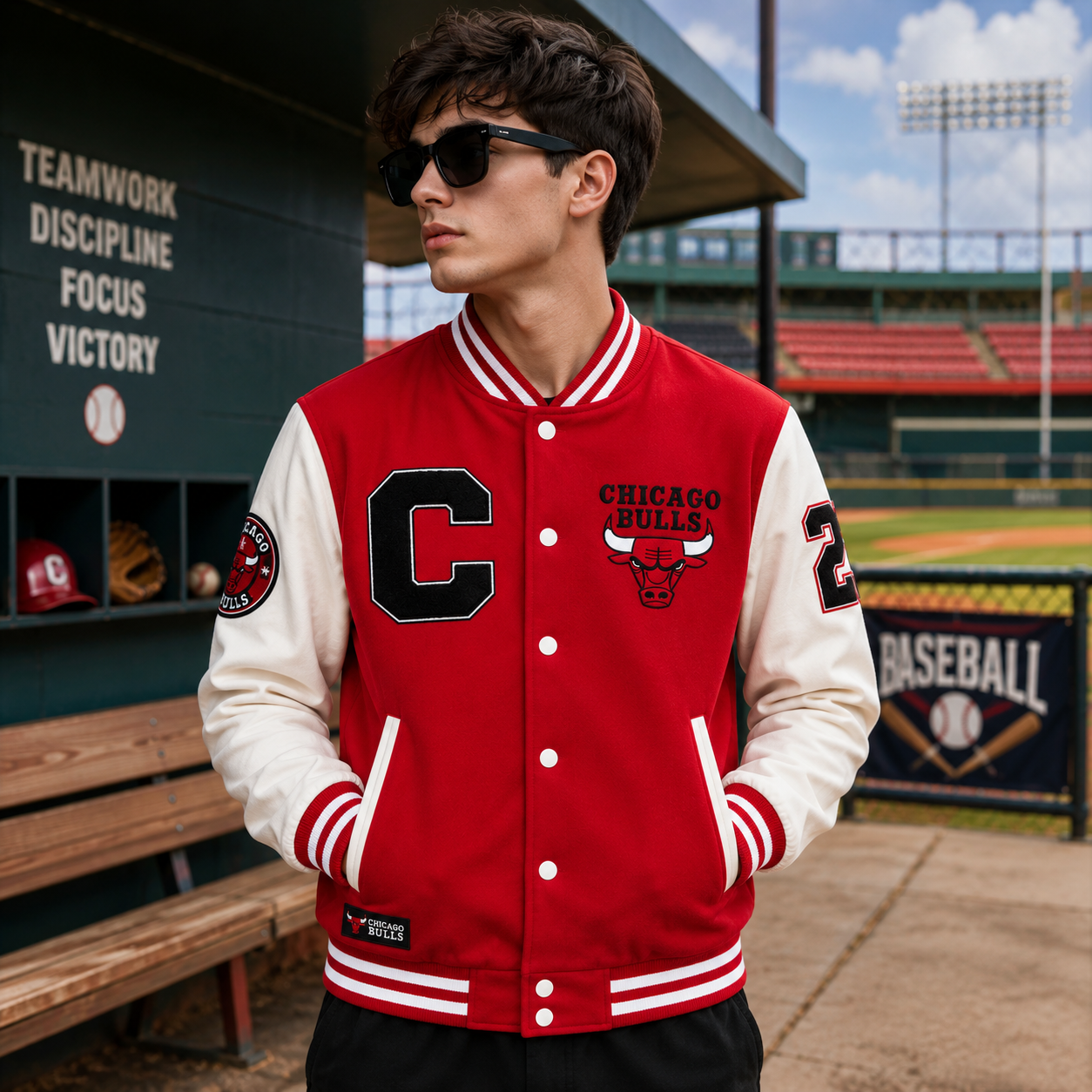 Chicago Bulls Letterman Jacket