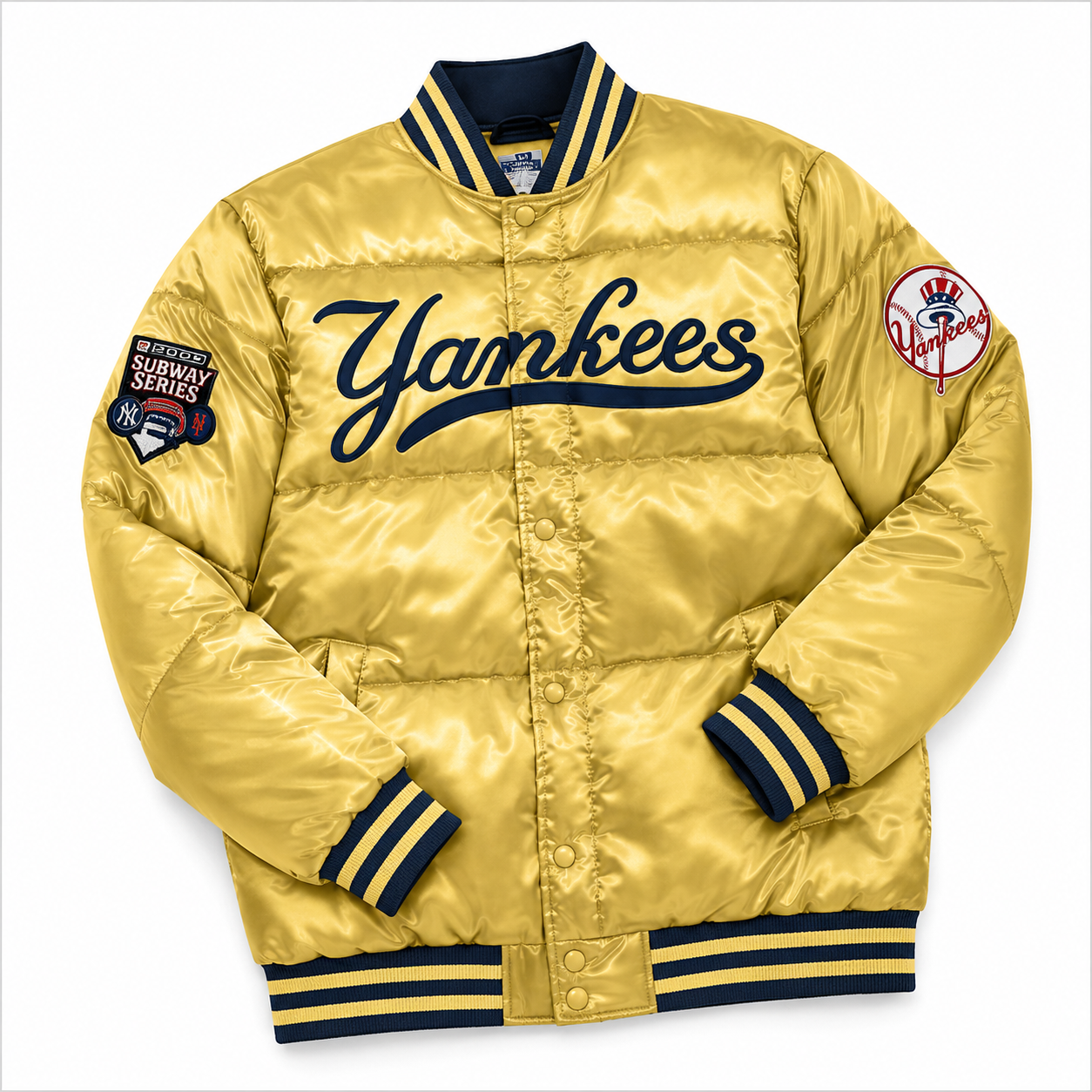 Yankees Bomber Satin Jacket