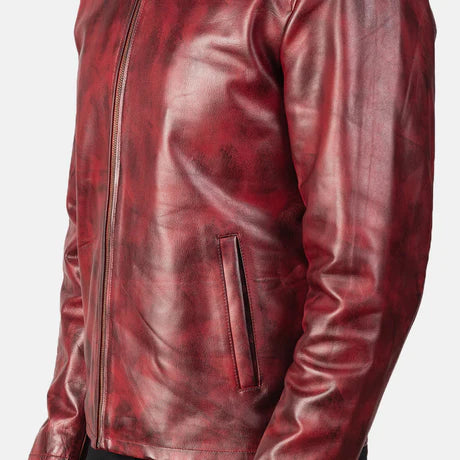 Alex Black Leather Biker Jacket