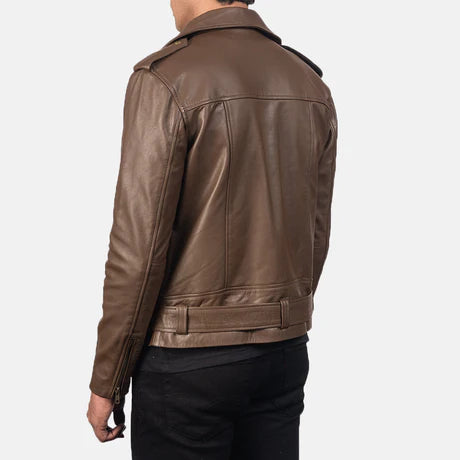 Allaric Alley Black Leather Biker Jacket