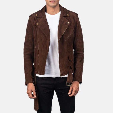 Allaric Alley Black Leather Biker Jacket
