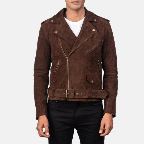 Allaric Alley Black Leather Biker Jacket