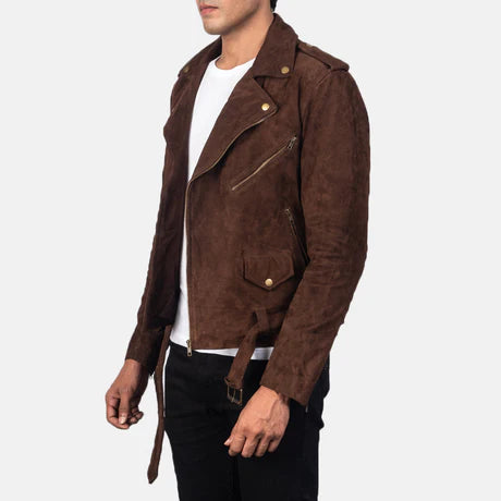 Allaric Alley Black Leather Biker Jacket