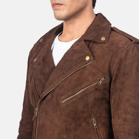 Allaric Alley Black Leather Biker Jacket