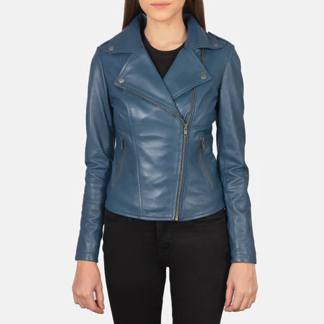 Flashback Black Leather Biker Jacket