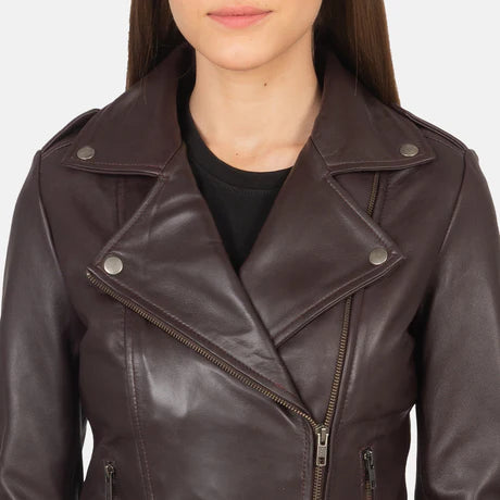 Flashback Black Leather Biker Jacket