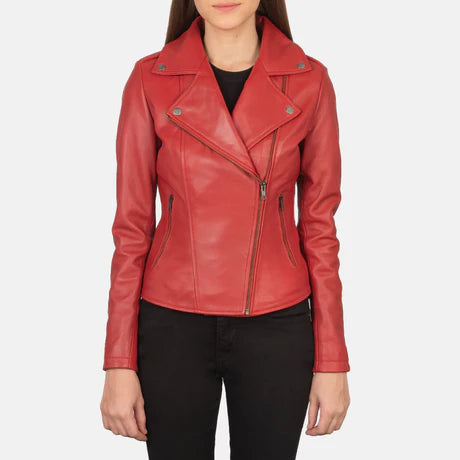 Flashback Black Leather Biker Jacket