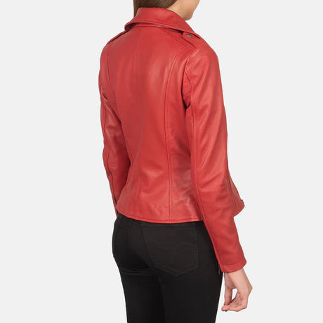 Flashback Black Leather Biker Jacket