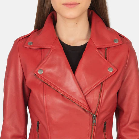 Flashback Black Leather Biker Jacket