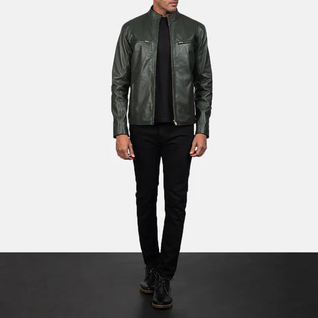 Ionic Black Leather Jacket