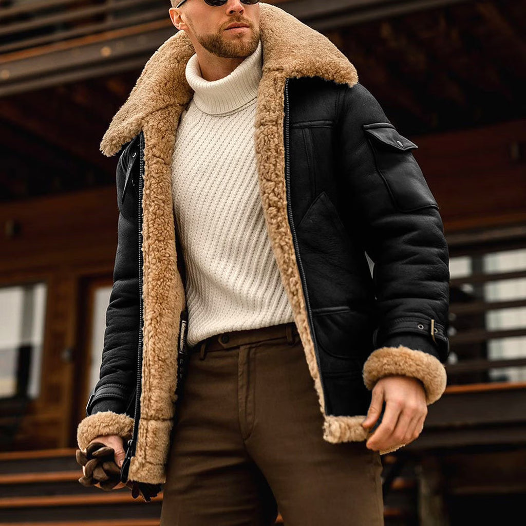 Men's B3 Shearling Aviator Bomber Jacket