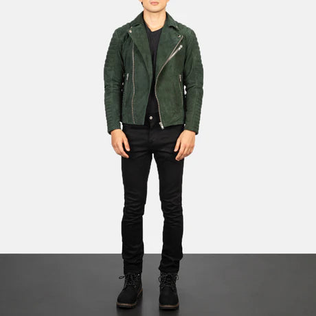 Armand Black Leather Biker Jacket