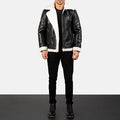 Francis B-3 Red Leather Bomber Jacket