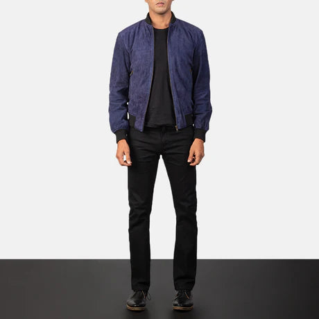 Shane Brown Leather Bomber Jacket