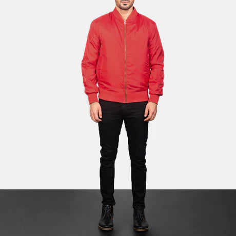 Zack Black Bomber Jacket