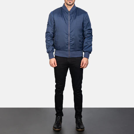 Zack Black Bomber Jacket
