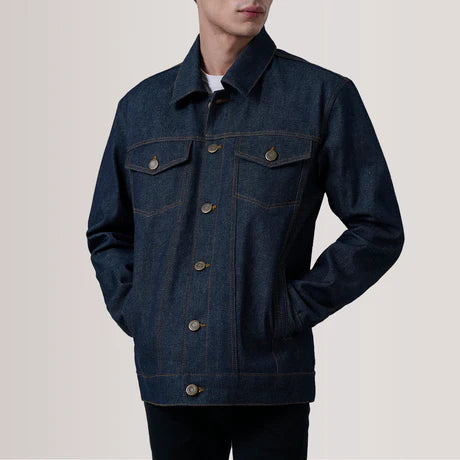 Men's Light Wash Denim Jacket